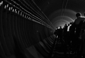 Passengers in the Side Tunnel